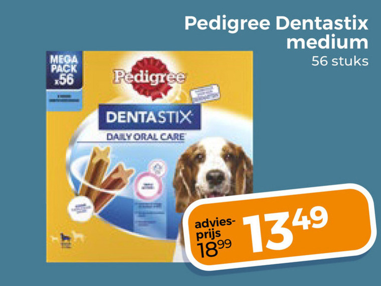 Pedigree Dentastix   hondensnacks folder aanbieding bij  Trekpleister - details