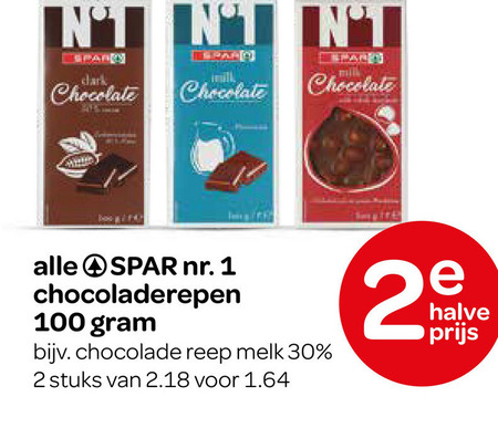 Spar Huismerk   chocolade folder aanbieding bij  Spar - details