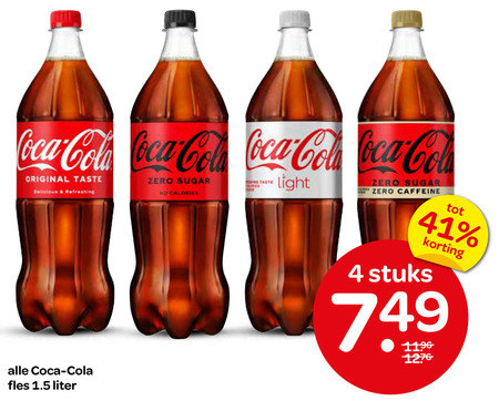 Coca-Cola   cola folder aanbieding bij  Spar - details