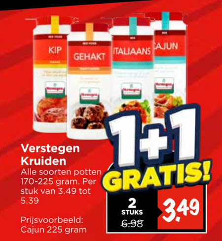 Verstegen   kruiden folder aanbieding bij  Vomar - details