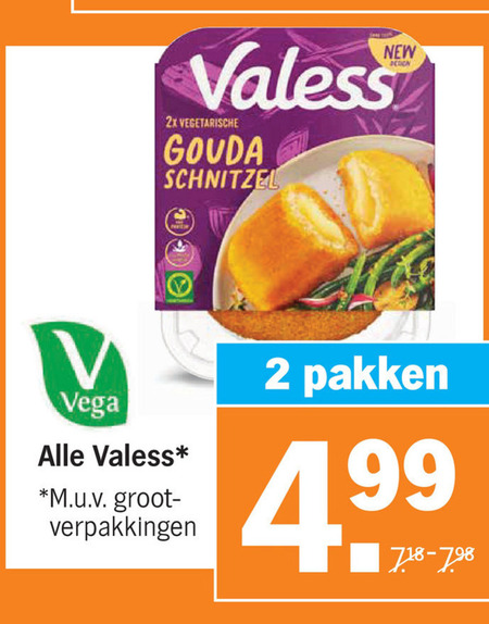 Valess   vegetarisch folder aanbieding bij  Albert Heijn - details