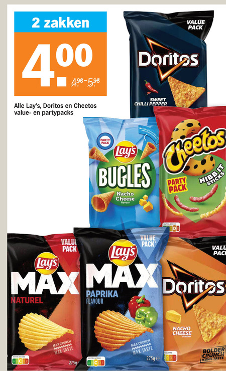 Lays   zoutje, chips folder aanbieding bij  Albert Heijn - details