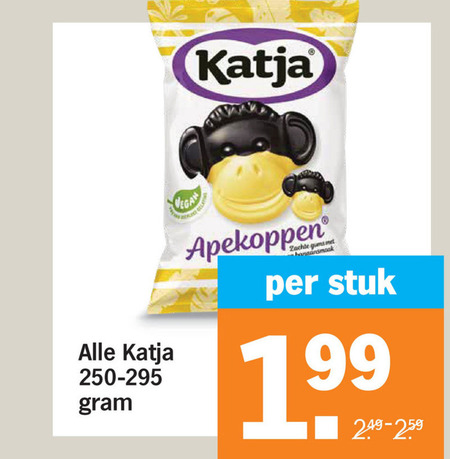 Katja   snoep folder aanbieding bij  Albert Heijn - details