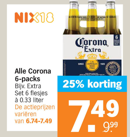 Corona   speciaalbier folder aanbieding bij  Albert Heijn - details