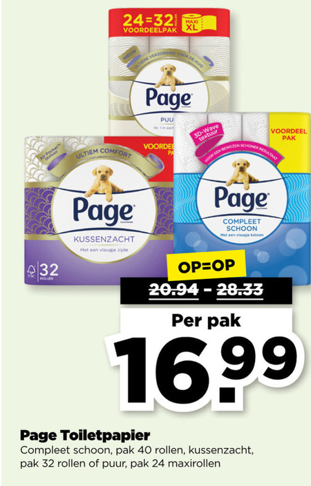 Page   toiletpapier folder aanbieding bij  Plus - details