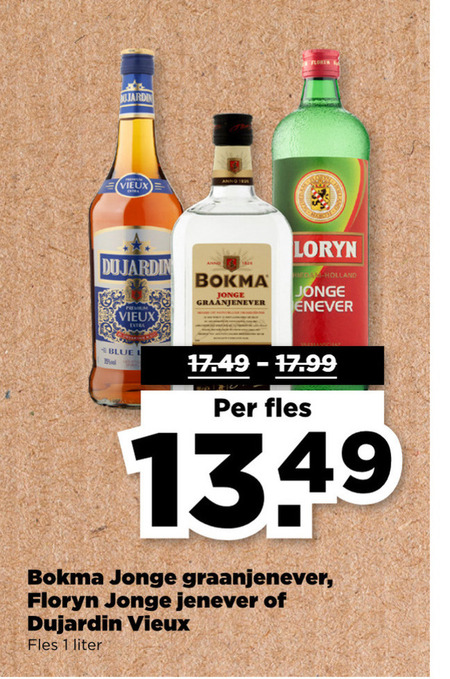 Bokma   jenever folder aanbieding bij  Plus - details