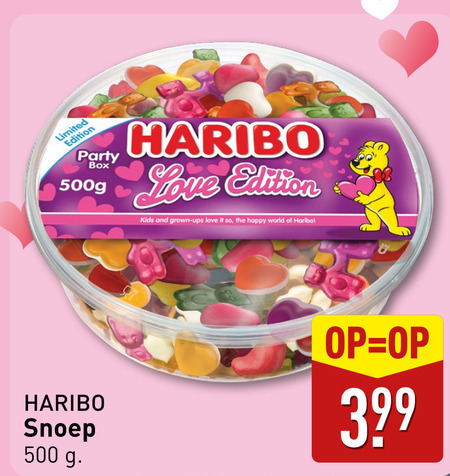 Haribo   snoep folder aanbieding bij  Aldi - details