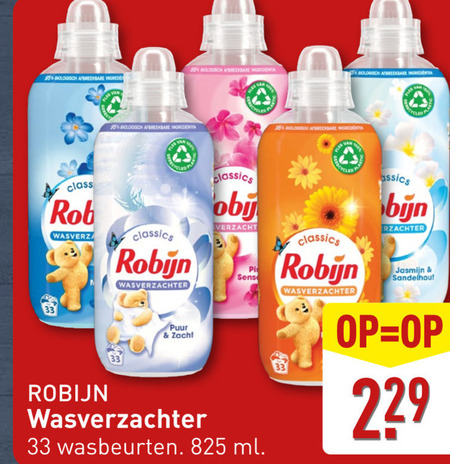 Robijn   wasverzachter folder aanbieding bij  Aldi - details