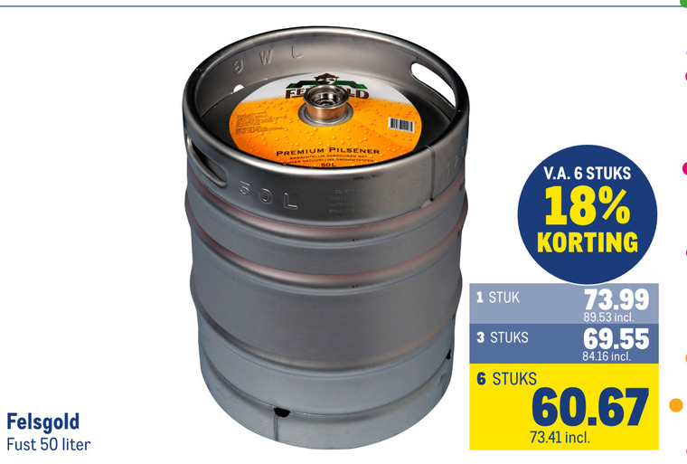 Felsgold   biertap folder aanbieding bij  Makro - details