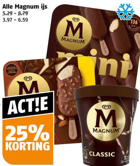 Magnum   ijslollies, ijsspecialiteit folder aanbieding bij  Poiesz - details