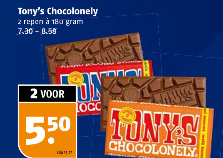 Tony Chocolony   chocolade folder aanbieding bij  Poiesz - details