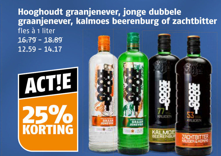 Hooghoudt   jenever folder aanbieding bij  Poiesz - details