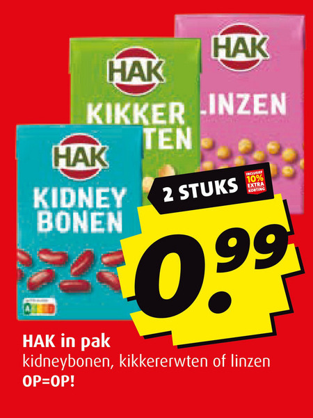 Hak   bonen, kidneybonen folder aanbieding bij  Boni - details