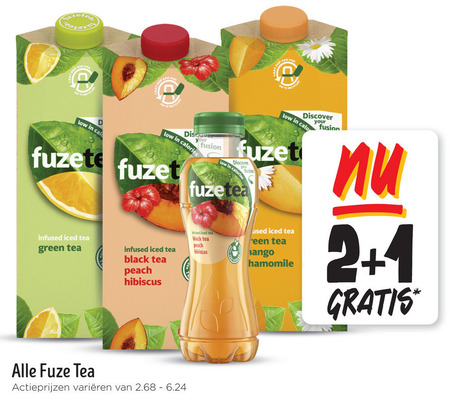 Fuze Tea   ice tea folder aanbieding bij  Jumbo - details