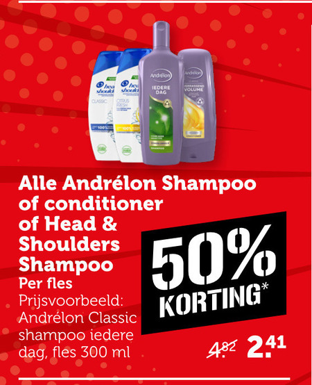 Head and Shoulders   conditioner, shampoo folder aanbieding bij  Coop - details