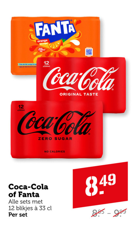 Fanta   cola, frisdrank folder aanbieding bij  Coop - details