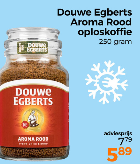 Douwe Egberts   oploskoffie folder aanbieding bij  Trekpleister - details