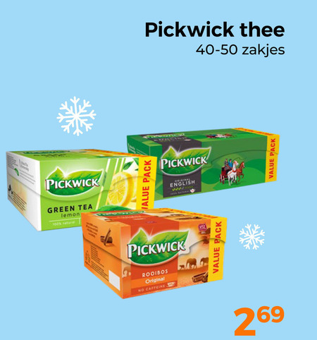 Pickwick   thee folder aanbieding bij  Trekpleister - details