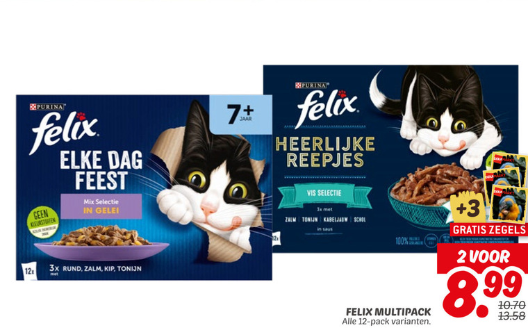 Felix   kattenvoer folder aanbieding bij  Dekamarkt - details