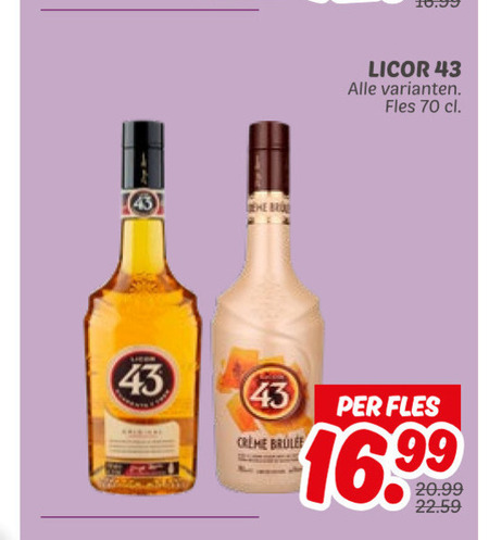 Licor 43   likeur folder aanbieding bij  Dekamarkt - details