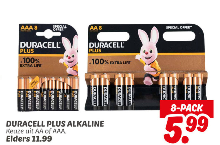 Duracell   batterij folder aanbieding bij  Dekamarkt - details