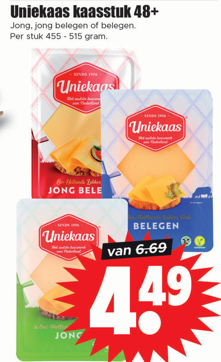 Uniekaas   kaas folder aanbieding bij  Dirk - details