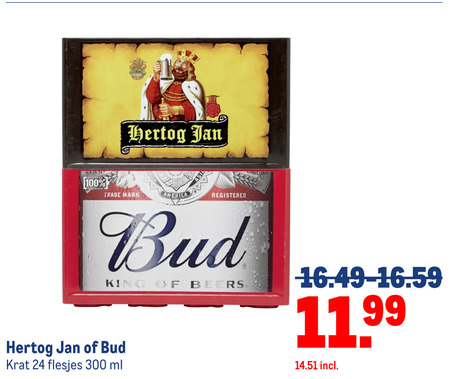 Hertog Jan   krat bier folder aanbieding bij  Makro - details