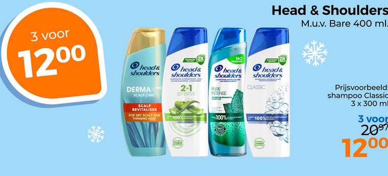 Head and Shoulders   shampoo folder aanbieding bij  Trekpleister - details