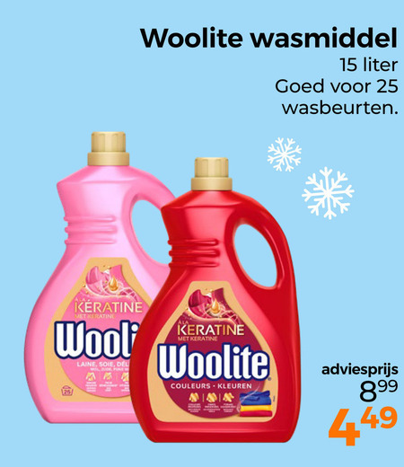 Woolite   wasmiddel folder aanbieding bij  Trekpleister - details