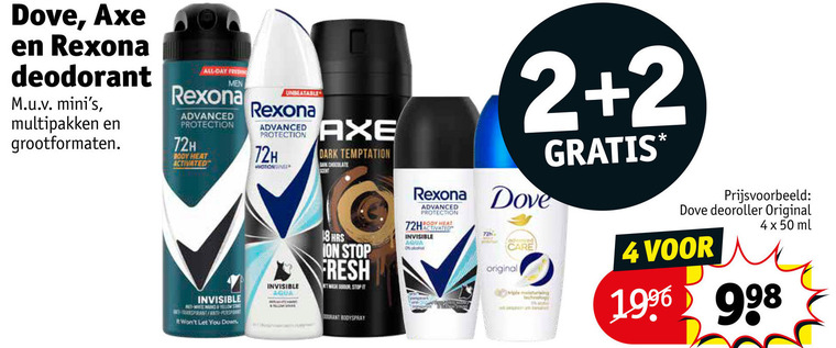 Axe   deodorant folder aanbieding bij  Kruidvat - details