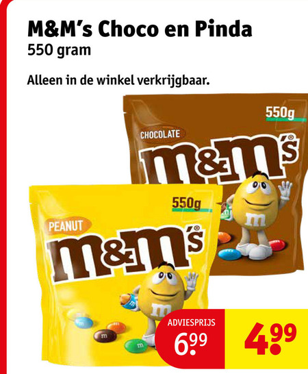 M en Ms   chocolade, chocoladepindas folder aanbieding bij  Kruidvat - details