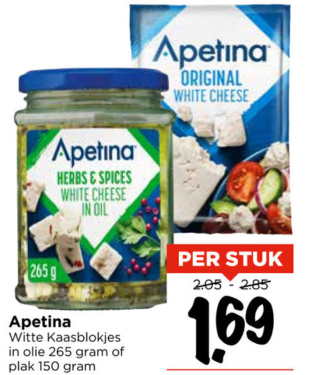 Apetina   feta folder aanbieding bij  Vomar - details