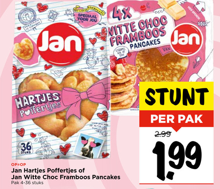 Jan   pannenkoek, poffertjes folder aanbieding bij  Vomar - details