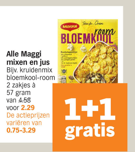 Maggi   maaltijdmix, jus folder aanbieding bij  Albert Heijn - details