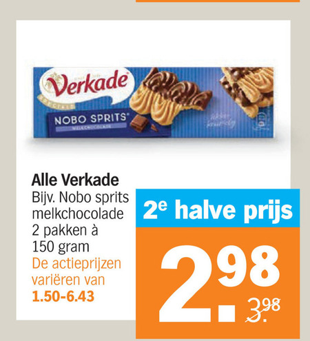 Verkade   chocolade folder aanbieding bij  Albert Heijn - details