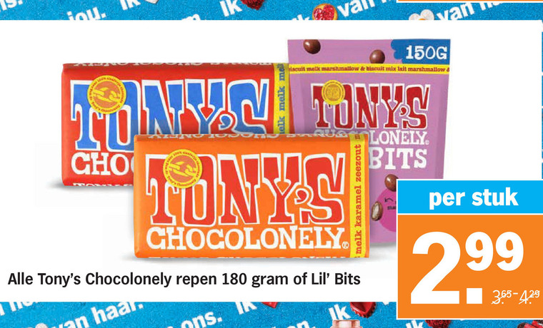 Tony Chocolony   chocolade folder aanbieding bij  Albert Heijn - details