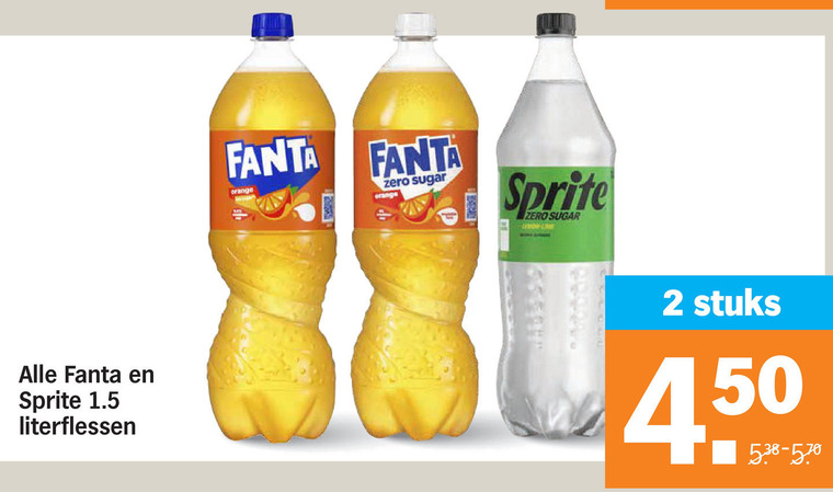 Sprite   frisdrank folder aanbieding bij  Albert Heijn - details