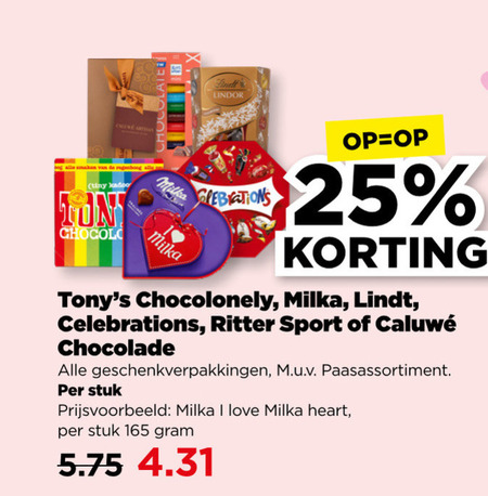 Tony Chocolony   chocolade folder aanbieding bij  Plus - details