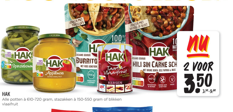 Hak   groenteconserven, appelmoes folder aanbieding bij  Jumbo - details