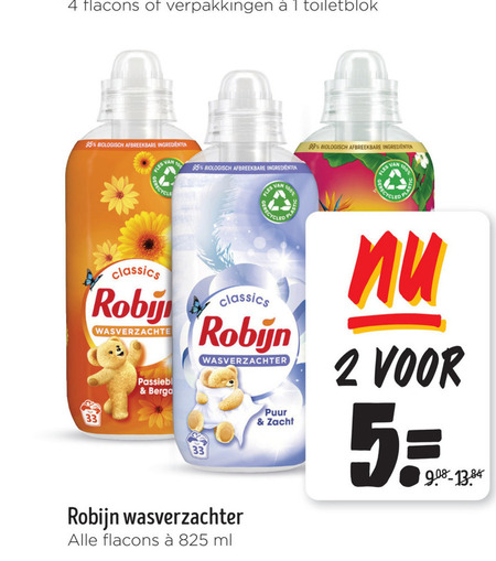 Robijn   wasverzachter folder aanbieding bij  Jumbo - details