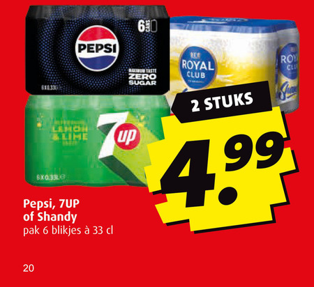 Royal Club   frisdrank, cola folder aanbieding bij  Boni - details