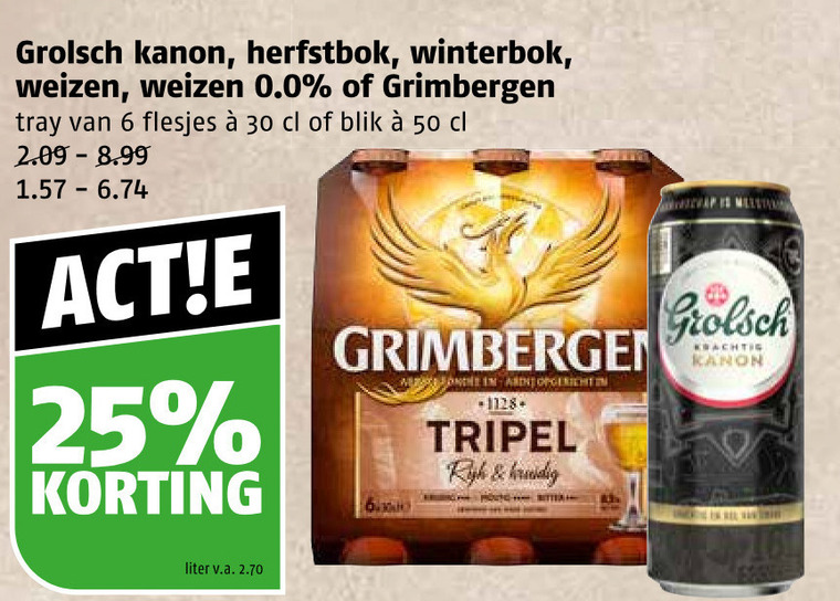 Grimbergen   speciaalbier folder aanbieding bij  Poiesz - details