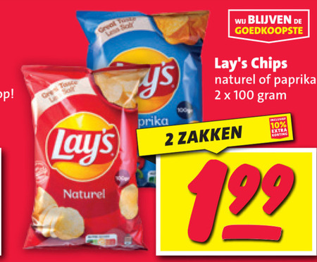 Lays   chips folder aanbieding bij  Nettorama - details