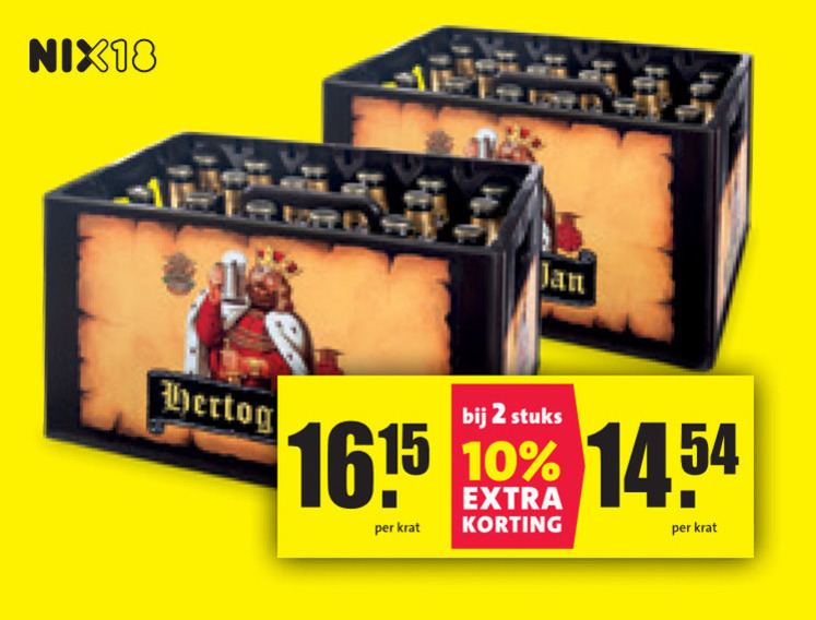 Hertog Jan   krat bier folder aanbieding bij  Nettorama - details