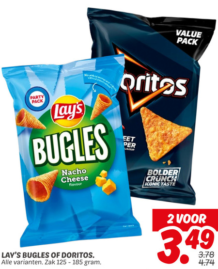 Lays   chips, zoutje folder aanbieding bij  Dekamarkt - details