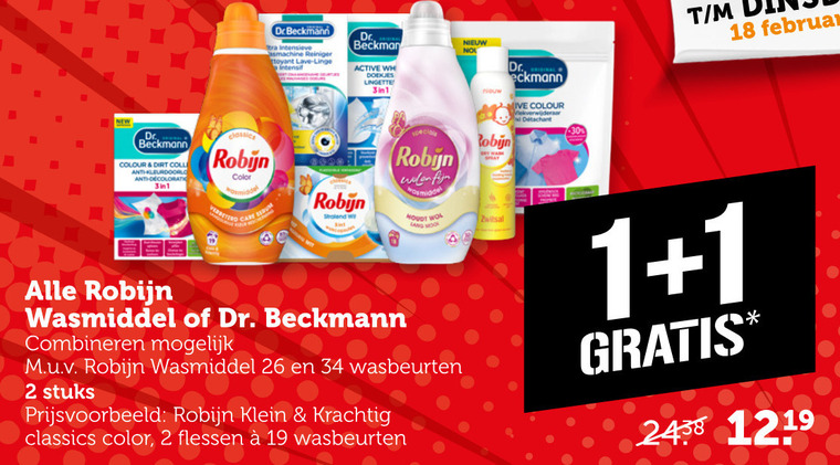 Beckmann   wasmiddel, vlekkenverwijderaar folder aanbieding bij  Coop - details