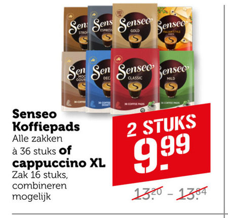 Douwe Egberts Senseo   koffiepad folder aanbieding bij  Coop - details