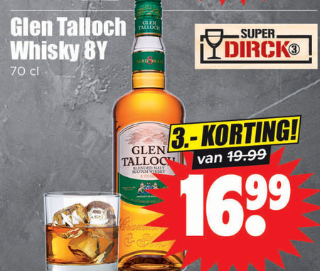 Glen Talloch   whisky folder aanbieding bij  Dirk - details