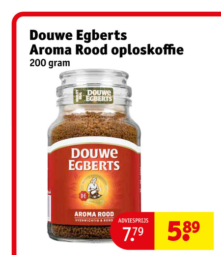 Douwe Egberts   oploskoffie folder aanbieding bij  Kruidvat - details