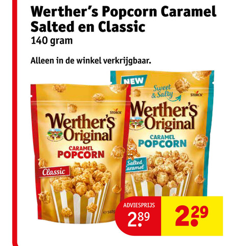 Werthers Original   popcorn folder aanbieding bij  Kruidvat - details